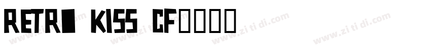 Retro Kiss CF字体转换